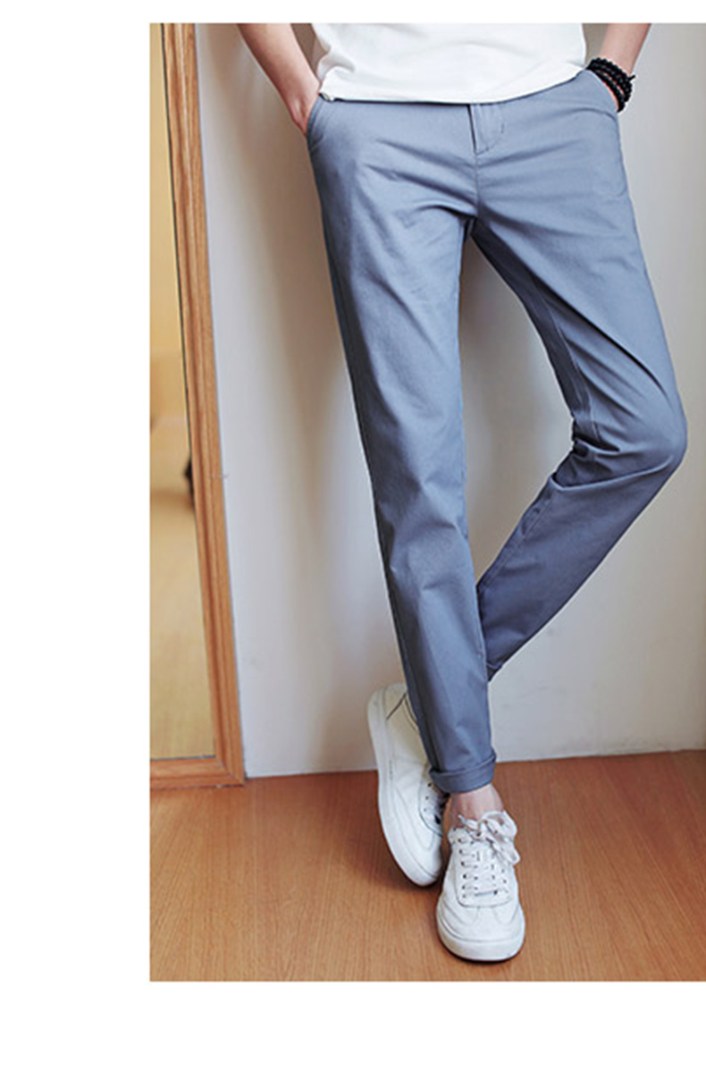 Quần áo dài nam giản dị Tiancheng nam 2019 xuân mới vi đàn hồi Hàn Quốc quần âu nam quần dài nam