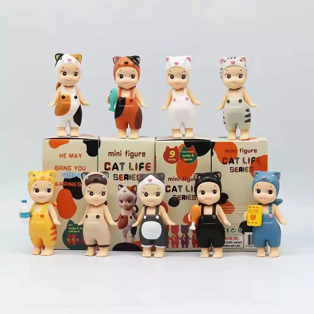 Set, cute doll, cat, Birthday gift