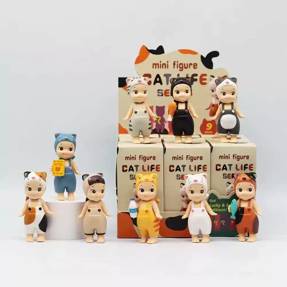 Set, cute doll, cat, Birthday gift