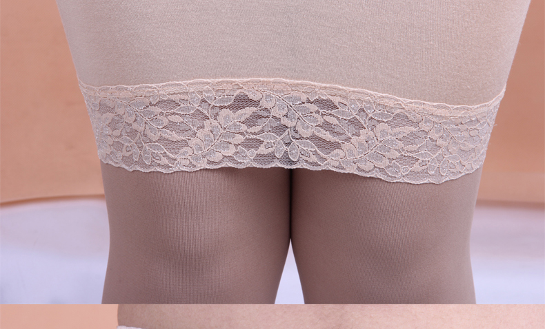 Chống ánh sáng xà cạp năm điểm quần an toàn nữ ren cộng với phân bón XL fat mm bảo hiểm quần quần short mùa hè quần legging cao cấp
