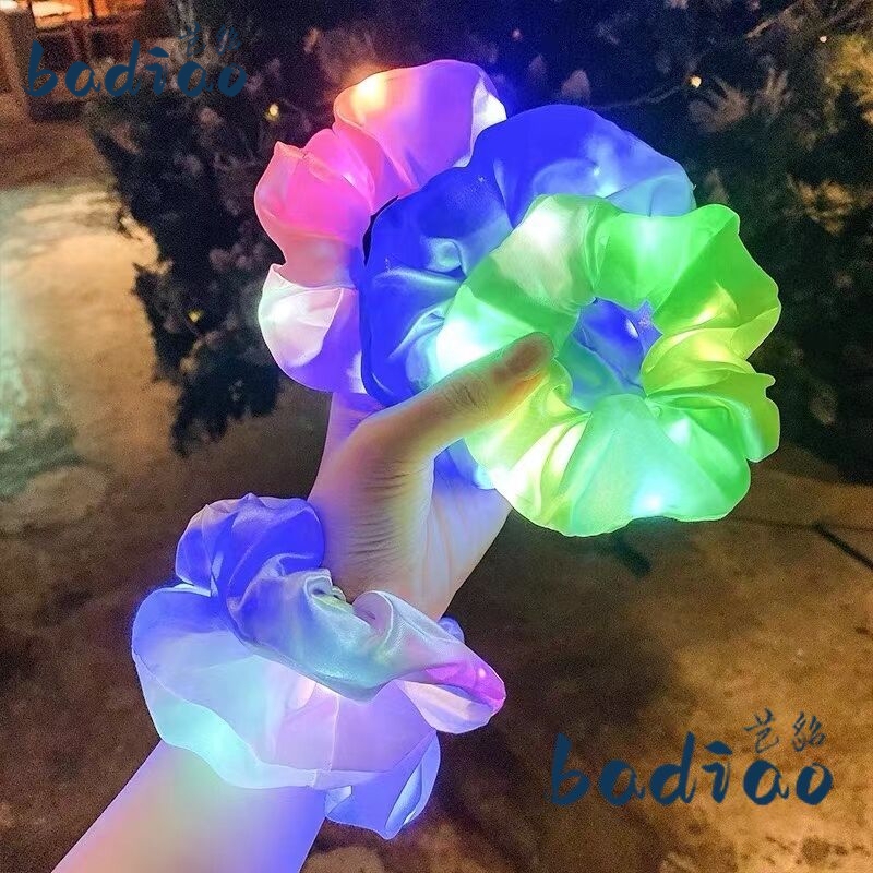 Flashy Hair Ties, Led Light-Up Bracelets, Party Props, Atmosphere Accessories, Internet-Famous Accessories, Children's Hair Accessories, Headwear