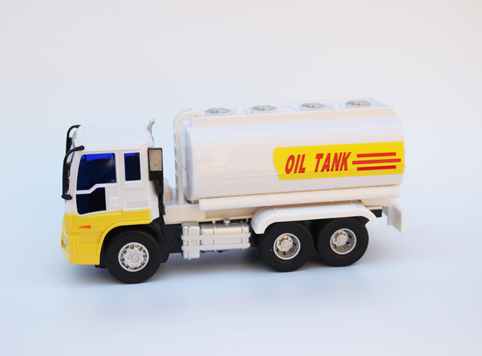 Lili quán tính xe lớn phiên bản kéo dài bán rơ moóc chở dầu Mỹ chở dầu container xe tải trẻ em xe đồ chơi - Đồ chơi điều khiển từ xa ô tô đồ chơi trẻ em