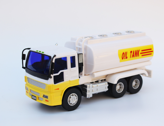 Lili quán tính xe lớn phiên bản kéo dài bán rơ moóc chở dầu Mỹ chở dầu container xe tải trẻ em xe đồ chơi - Đồ chơi điều khiển từ xa ô tô đồ chơi trẻ em