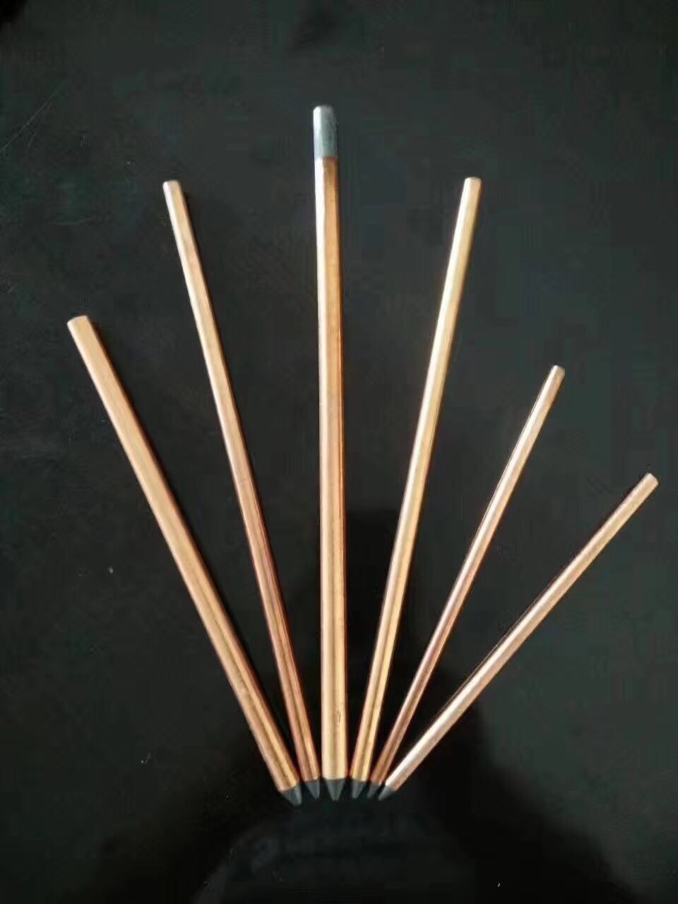 Monsan Carbon Arc Cylindrical Carbon Rod 8*355 10*355 Gas plane carbon rod electrode flat carbon rod