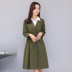 Windcoat hai mảnh thiết lập năm 2019 mùa xuân váy mới áo của phụ nữ Hàn Quốc phiên bản của 100 gói áo khoác thủy triều dài eo mỏng của phụ nữ 