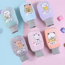0-4-16-year-old children cartoon sleeves anti-dust anti-fouling baby sleevy sleeves infant embroidery short autumn and winter protective sleeves