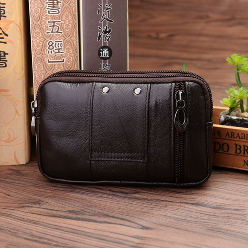 Кожаный ремень, поясная сумка, барсетка, мобильный телефон, 5 дюймов, 5, 5.5 дюймов, 5, 5.7 дюймов, из натуральной кожи