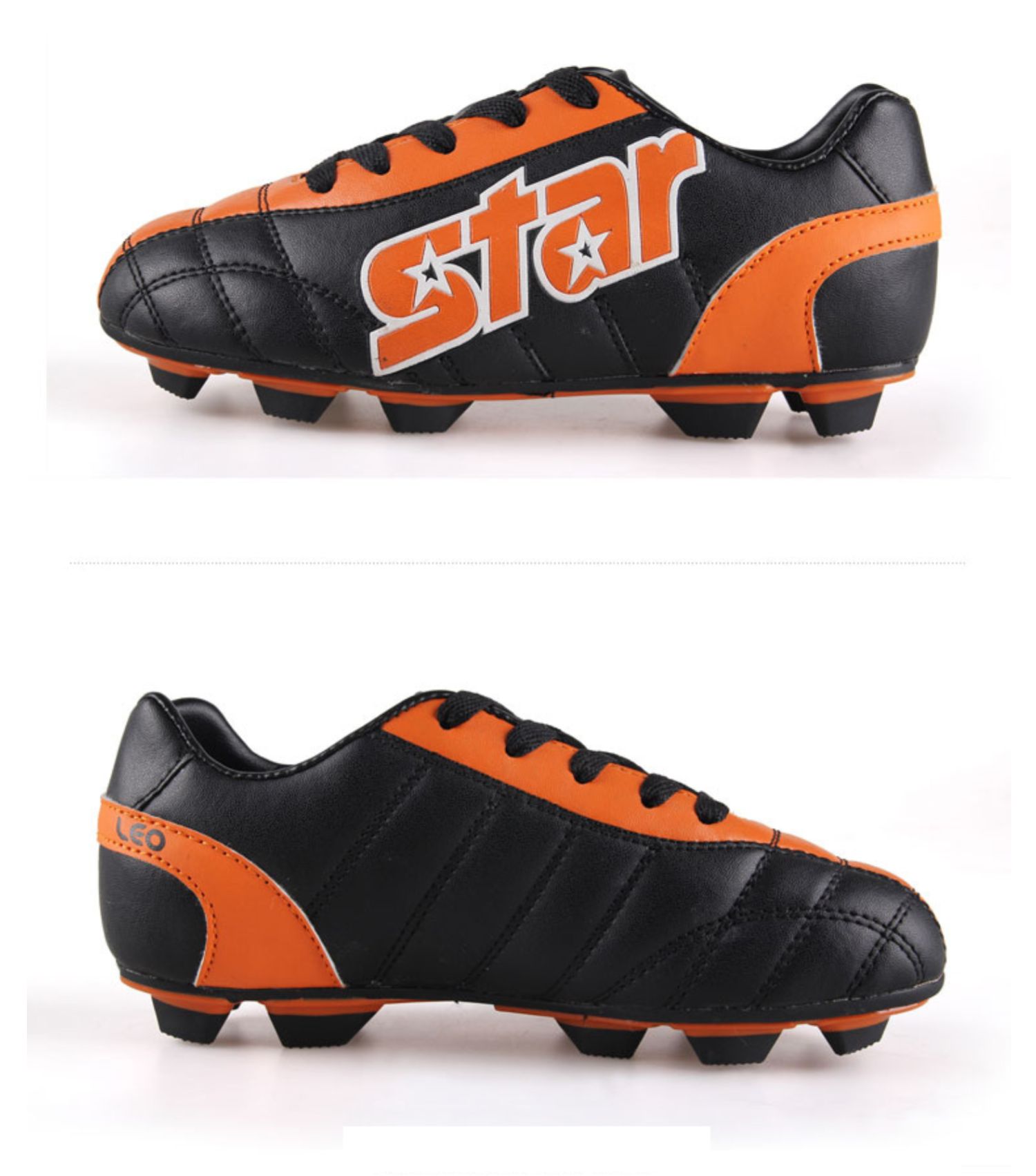 Mã bị hỏng STAR STAR trẻ em và thanh thiếu niên đào tạo cạnh tranh đào tạo nhựa móng tay giày bóng đá SS9700 - Giày bóng đá giày thể thao giá rẻ
