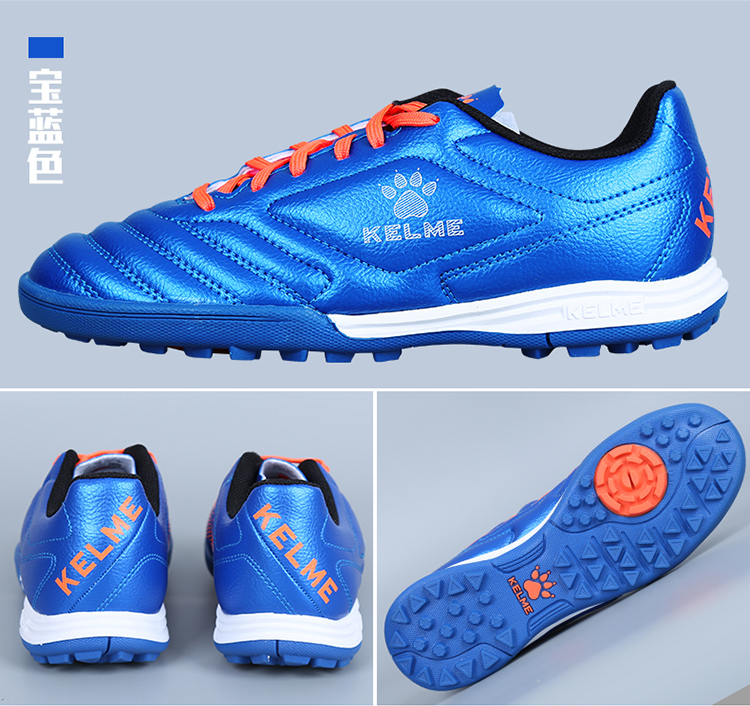Kelme xe làm đẹp giày bóng đá nam gãy móng tay trẻ em người lớn tiểu học giày đá bóng giá rẻ