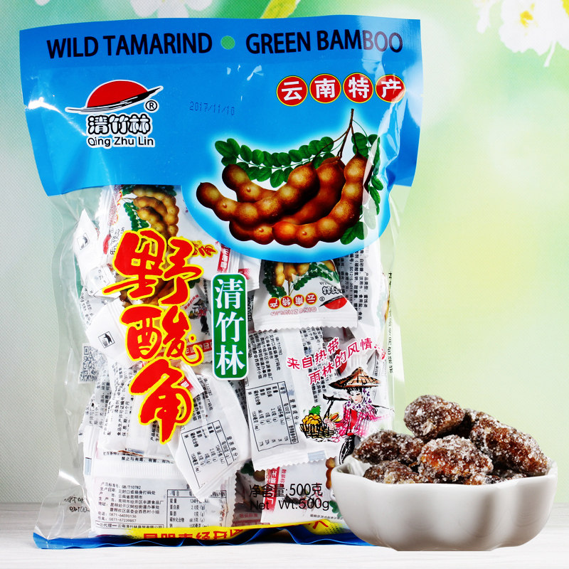 Qingzhu Forest Sour Horns Yunnan specialties Wild Sour Horn Snacks Sour Cunnard Cake Pregnant Women's Food Sweet and Sour Horn 500g