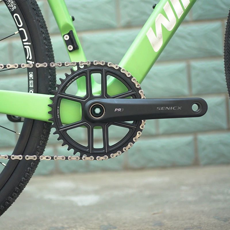 Senicx Yuyong Pr3 Road Bike Bicycle Crankset Gr3 Gravel Bike Off-Road Single Chainring Ultra-Light Crank 24mm Axle Senicx Yuyong Pr3 Road Bike Bicycle Crankset Gr3 Gravel Bike Off-Road Single Chainring Ultra-Light Crank 24mm Axle