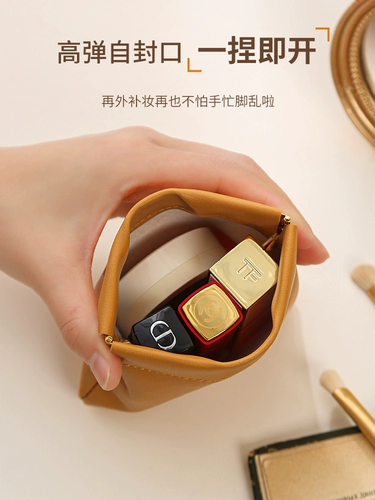 Косметичка, портативная брендовая сумка через плечо, милая маленькая небольшая сумка, косметическая помада для путешествий, сумка для хранения