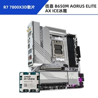 Отдельный чип R7 7800X3D + ледяная скульптура Gigabyte B650M AORUS ELITE AX ICE D5