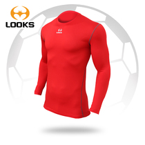 Luksey Autumn Winter Money for men and women Soccer Match Training Suit Running Sports Gym Plus Suede Warm Long Sleeve T-shirt 685