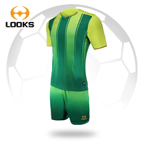 Lux Summer Mens And Womens Football Clothing Suit Competition Training Suit Light Sport Short Sleeve T-shirt Shorts 553