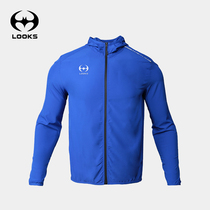 Lux new autumn male and female parent-child football training clothing fashion sports running hooded sweater jacket 3218