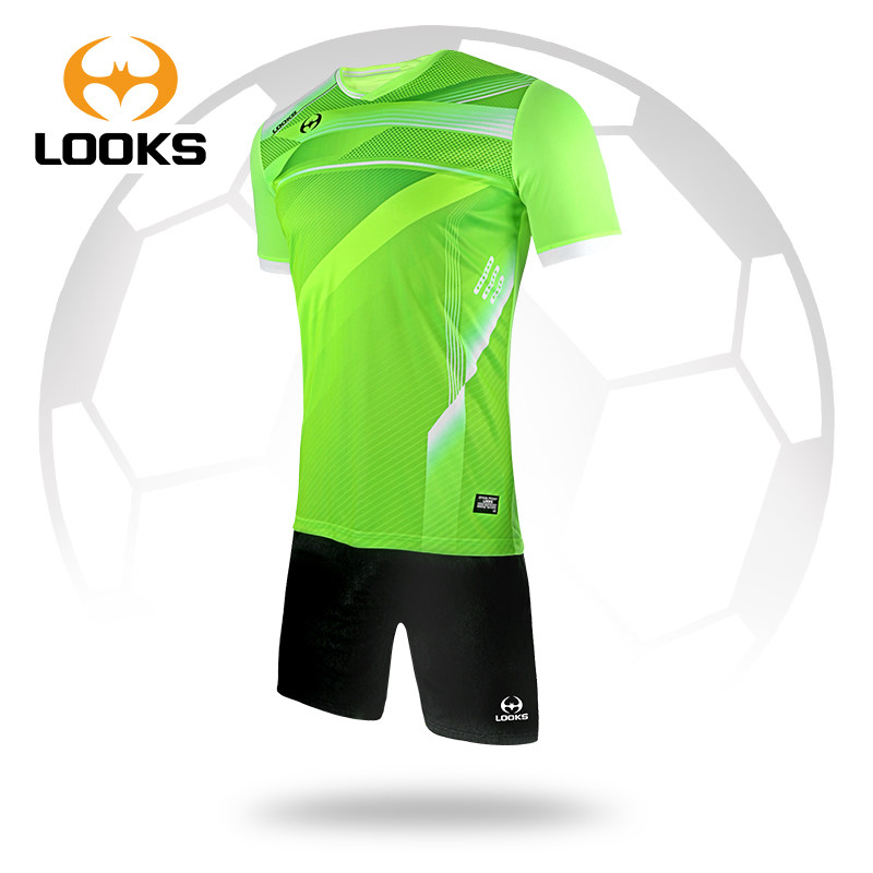 Lux football uniform suit men's game training team uniform custom ball uniform children's adult sports suit 592