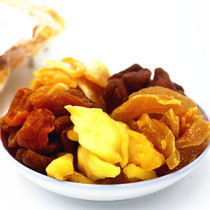Hongruite dried yellow peach dried apple red apricot preserved tangerine dried hay berry dried fruit leisure snack 500g
