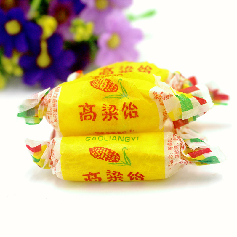 Shandong specialty sorghum caramel candy Shengfuji happy candy bulk mix and match small snack candy full of 2 pounds