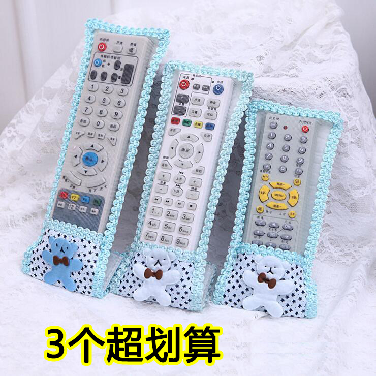 Set-top box remote control cover protective cover remote control remote control cover fabric TV air conditioner remote control dust cover