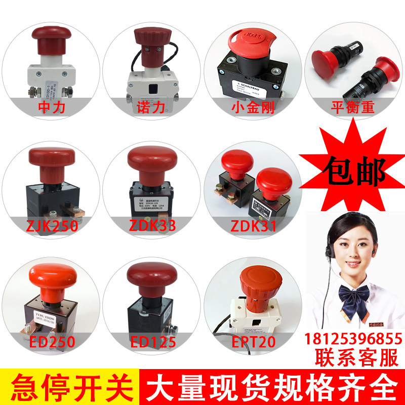 Noli all electric forklift emergency power outage of small Dinggang ED250A DC power supply total switching accessories