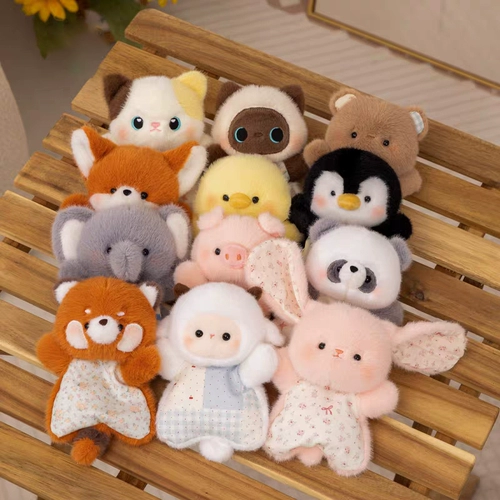 Оригинальная успокаивающая кукла, плюшевая игрушка, лиса, енот, антистресс, подарок на день рождения