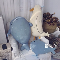 Японская милая кукла для рыбалки, плюшевая подушка для сна, игрушка, лиса, енот, с медвежатами, подарок на день рождения
