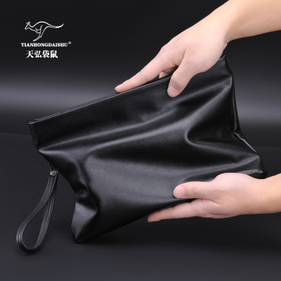 大容量男士手包2021新款时尚商务男包信封包牛皮男手拿包休闲夹包