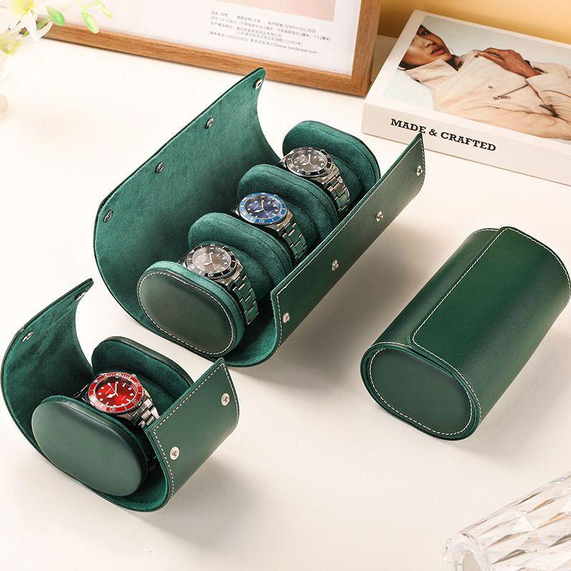 Watch Storage Box Amazon's Best-Selling Watch Packaging Box 123 Slots Dust-Proof and Scratch-Proof Travel Portable Watch Bag