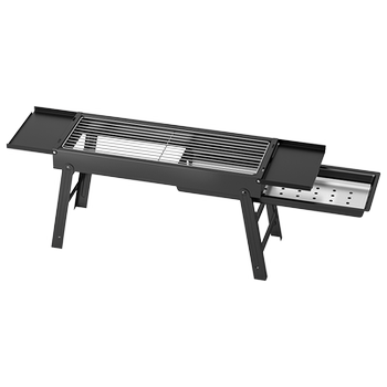 Bbq stove, barbecue grill, home outdoor folding portable garden barbecue skewers charcoal tools and supplies