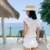19 làn gió mới của Hàn Quốc sexy mỏng bảo thủ che bụng cổ tích Fan Ping góc chia mùa xuân nóng áo tắm phụ nữ - Bộ đồ bơi hai mảnh