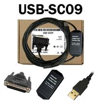 USB-SC09 is suitable for Mitsubishi FX and A series PLC and computer programming cable debugging cable communication cable download cable