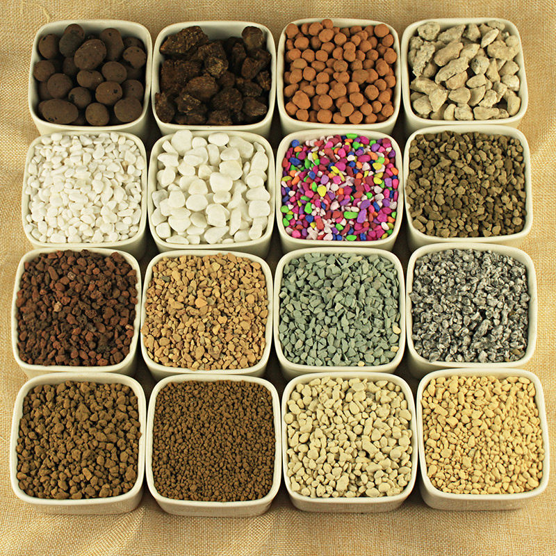 Pavement granular soil ceramsite diatomite green zeolite deer marsh red jade soil nutrition decoration succulent soil volcanic maifan stone