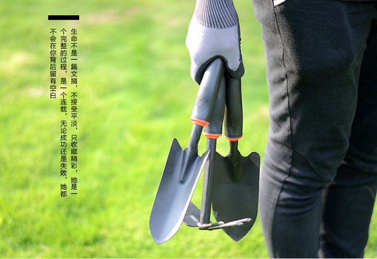 Sharp Shovel Gardening Spade Holistic Steel Anti-Slip Handle Elephant Glue Handle Shovels Quality Garden Art Tool Big Number