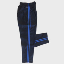 Spring and Autumn Middle School students in the winter and boys and girls school pants two bao blue bar school pants pure cotton comfort group suit
