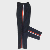 Spring and Autumn School students in school uniform trousers white two bar pants pure cotton comfort group suit