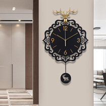 Nordic Wall Clock Living Room Home Fashion Simple Light Luxury Table Bedroom Mute Art Personality Decoration Wall Clock