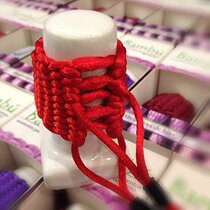 Argentine BAMBU hand-woven line card treble alto saxophone Bakelite flute whistle clip