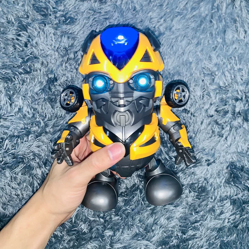 Танцевальный робот, легкий музыкальный электр toy, Marvel, подарок на день рождения