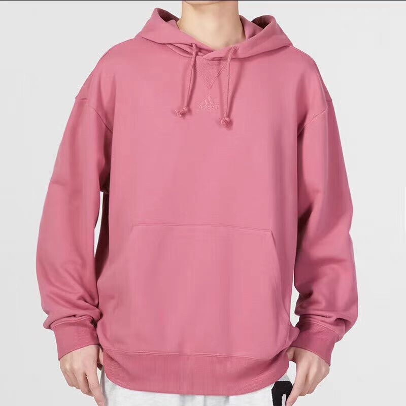 Adidas Hooded Sweatshirt Men's Spring and Autumn Sportswear Casual Knitted Long-Sleeved Pullover Ic9762