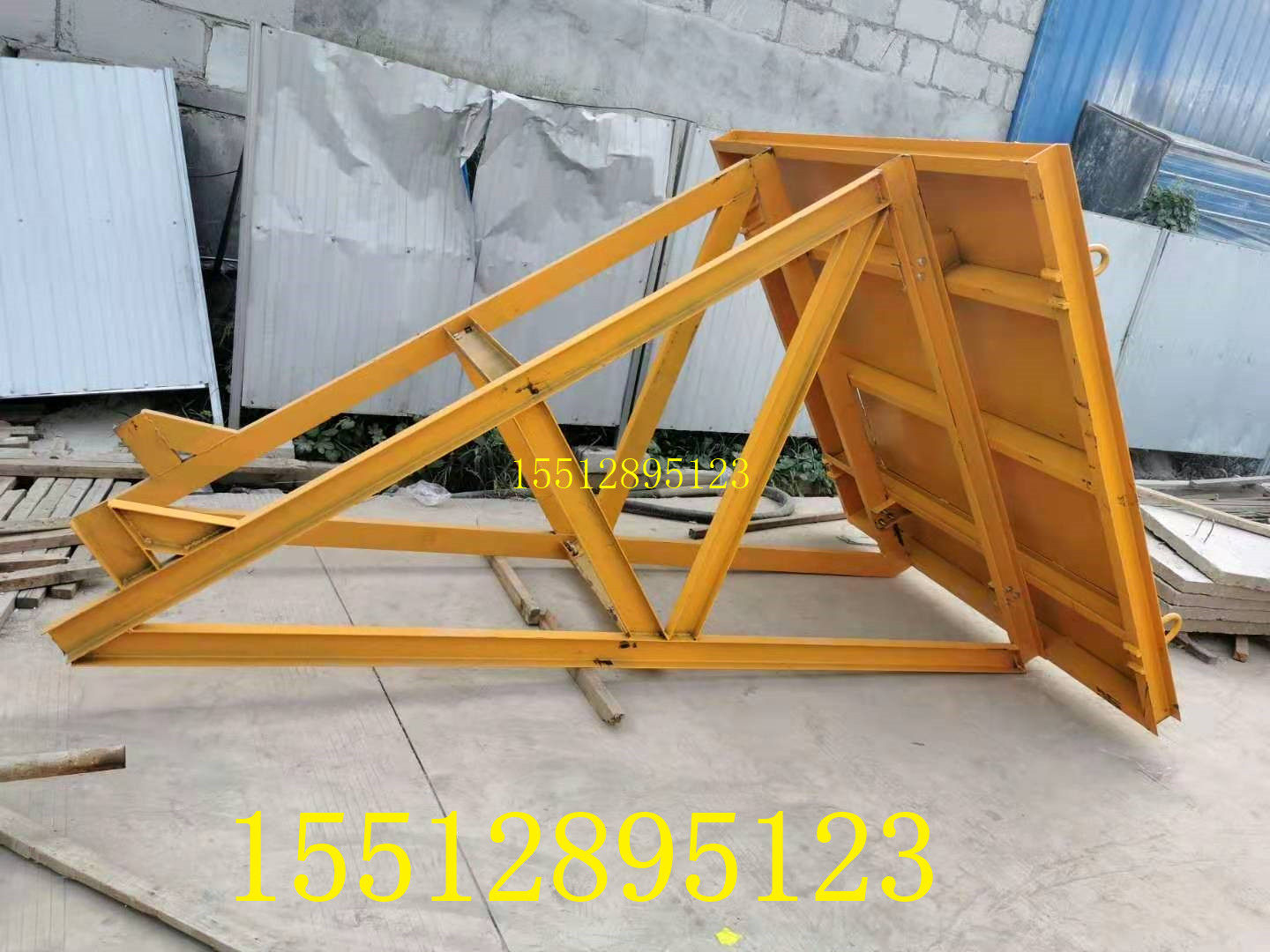 Construction site elevator shaft operation platform Building stereotypes Standardized elevator shaft construction platform Detachable unloading platform