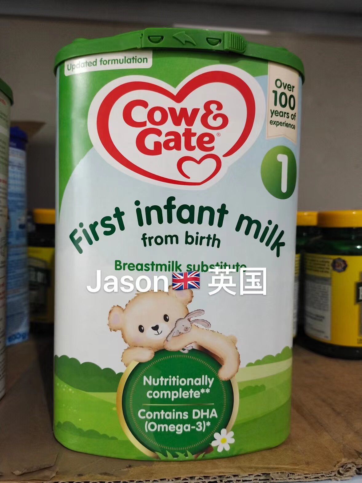 Spot UK bull bar milk powder COWGATE infant milk powder Irish ranch UK supermarket 800g-Taobao
