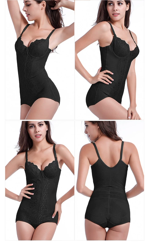 Mùa hè corset jumpsuit siêu mỏng bụng eo hip hip cơ thể hình corset đi kèm với áo ngực đồ lót