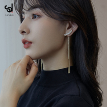 Summer Earrings Earrings 2021 New wave Advanced senses Long stream Soar Earrings Temperament Net Red Pure Silver Earrings Female Summer