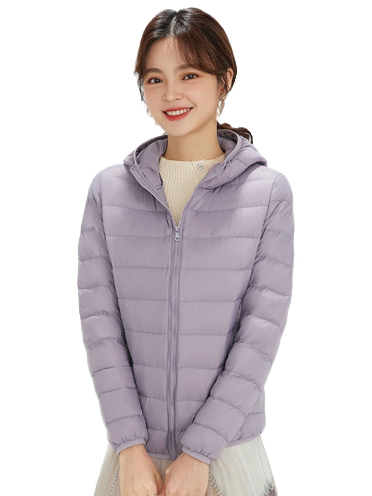 Japanese Premium Lightweight down Jacket for Women, Short Hooded 2025 New Autumn and Winter Style, Warm, Fashionable, Casual Coat