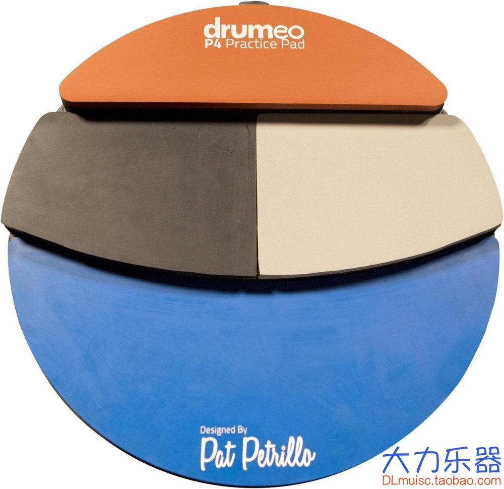 The new U.S. drumeo four feel 12 inch professional shelf simulation military drum mute strike pad