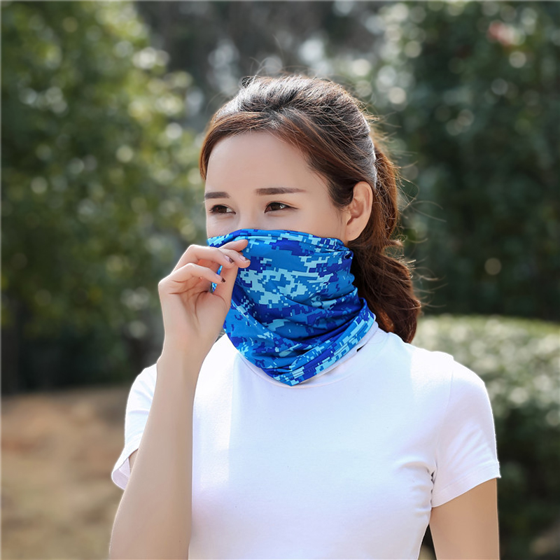 Ice silk magic headscarf men riding anti-UV mask face scarf scarf sports outdoor sunscreen neck protection women summer