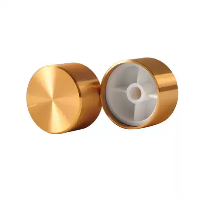 30*17 aluminum knob cap volume knob cap flower shaft potentiometer switch knob groove metal knob adjustment cap