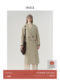 INSIS FEMME Fleece 110S First-Cut Wool Winter Small Round Rope Coat Silhouette Woolen Jacket Women