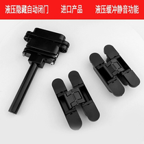 American DuPont invisible door hinge invisible secret door hinge hidden three-dimensional hydraulic cross wooden door outward opening hidden door